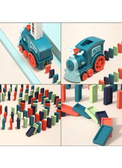 Beauenty Kid's Domino Train Blocks Set,Domino Train Toy Blocks Domino Set Building And Stacking Toy,Automatic Laying Domino Building Game Puzzle Diy Train Toy,For 3+ Year Old Boys Girls  - Image 5