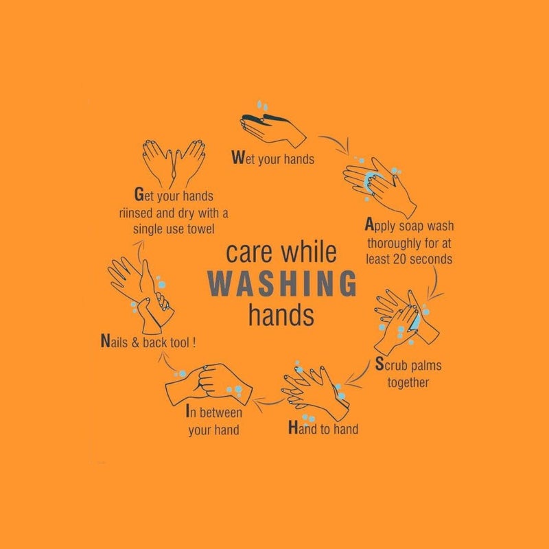VENEXA Mugdha Orange Liquid Handwash Dispenser Bottle Pump Original Hand Wash 500ml Germ Defence Formula 10x Better Germ Protection Soft on Hands Pack of 1 - Image 5