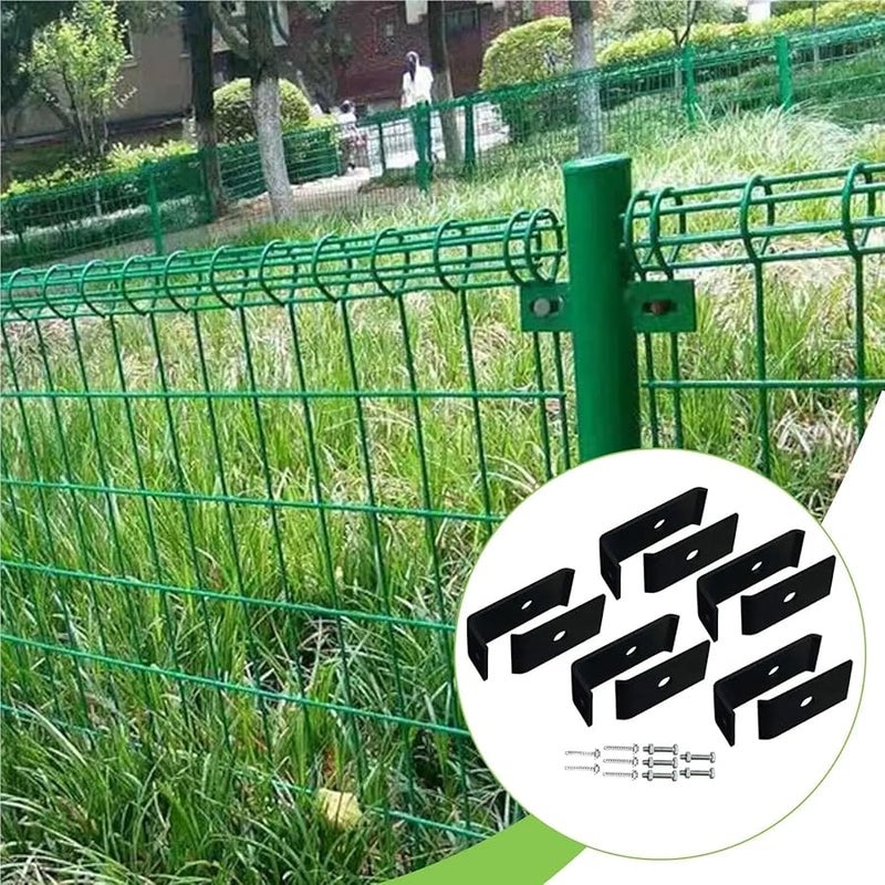 مشابك سياج شبكية 10 قطعة لتثبيت القضبان والألواح على الجدران أو الأعمدة - Image 3