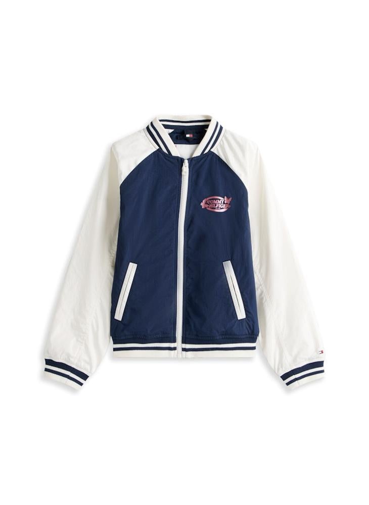 تومي هيلفيغر جاكيت بومبر برسومات فراشات للأطفال - Image 4