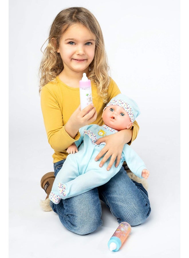 Exquisite Buggy زجاجات السحرية المختفية لطفلي الحلو - تشمل 1 زجاجة حليب، 1 زجاجة عصير مع مصاصة لدمية الطفل (ملونة) - Image 4