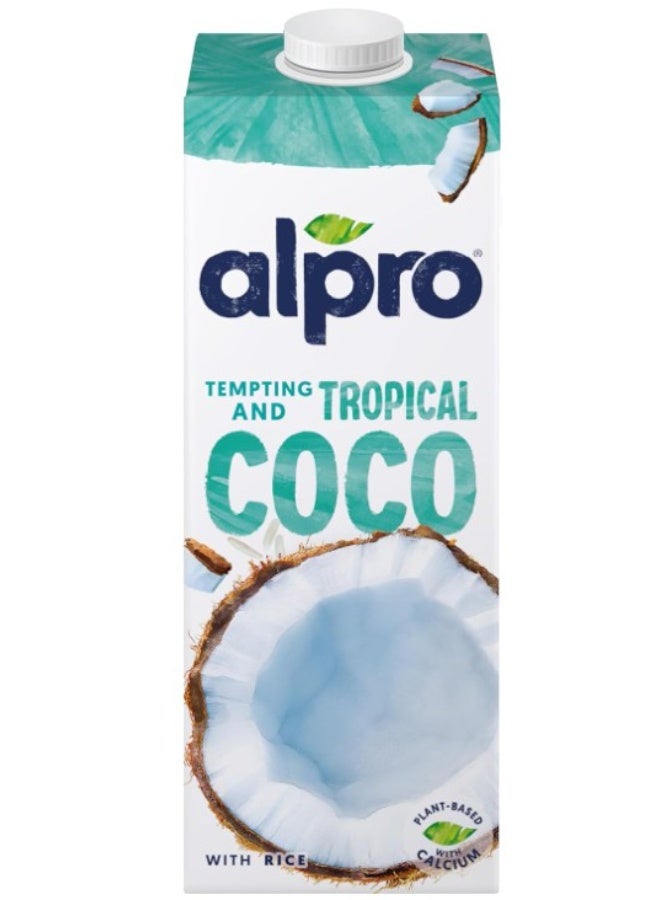 Alpro Drink Coconut Original (Dual Pack), 100% Plant Based And Dairy Free, Suitable For Vegans, Naturally Free From Lactose, Rich In Nutrients 1 Litre