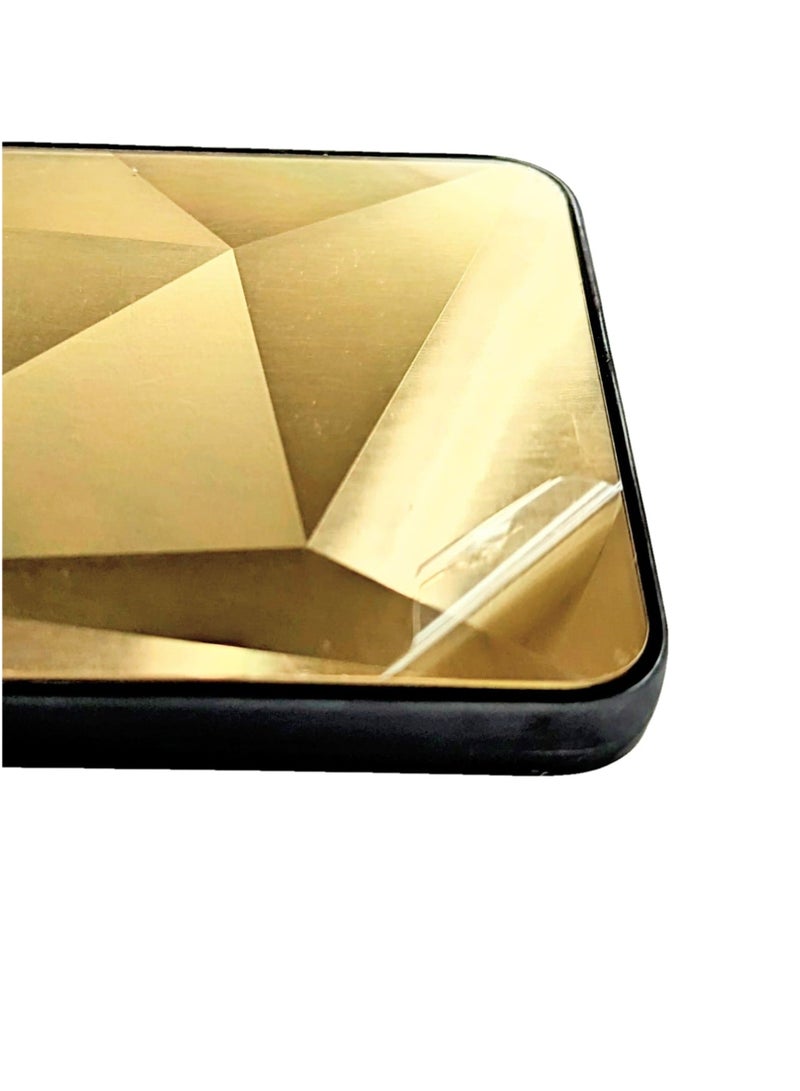 هيكسابيكس سامسونج A24 القضية، واقية بلينغ مرآة الماس غطاء الهاتف القضية لسامسونج A24 الذهب - Image 2