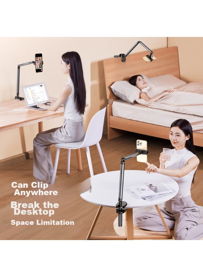 Xiaotian Jopree Tablet Stand, Office Ipad Stand, Multifunctional Extendable Rotating Overhead Selfie Phone Stand, For Watching Shows, Browsing Tiktok, Online Cl, Bedside Lazy Stand - Image 5