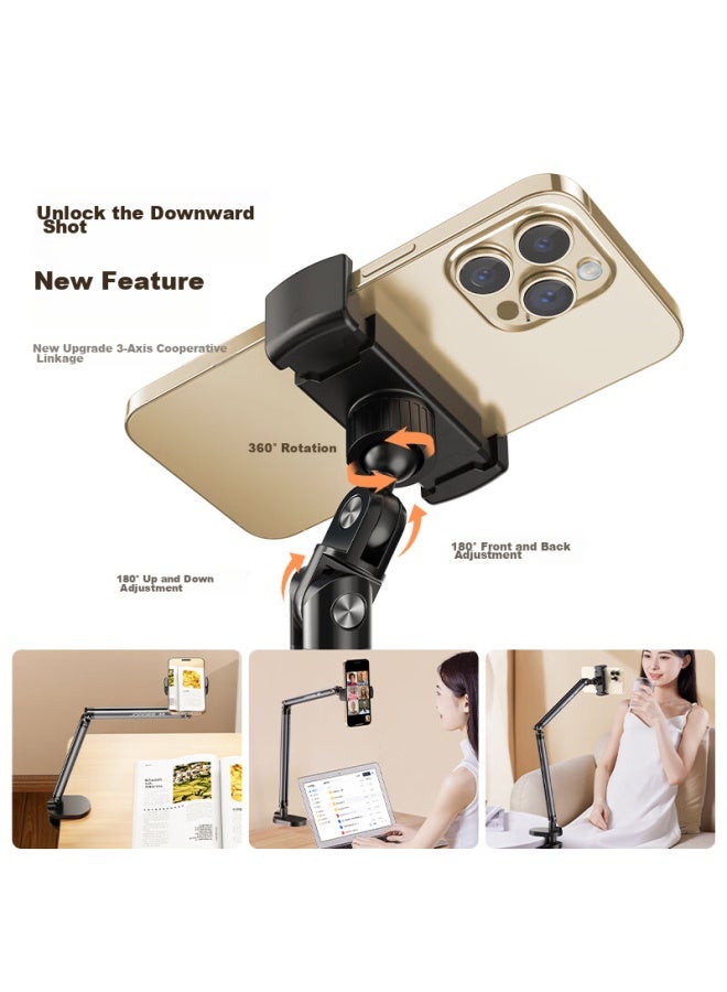 Xiaotian Jopree Tablet Stand, Office Ipad Stand, Multifunctional Extendable Rotating Overhead Selfie Phone Stand, For Watching Shows, Browsing Tiktok, Online Cl, Bedside Lazy Stand - Image 2
