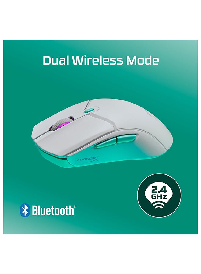 HYPERX Pulsefire Haste 2 Core Wireless Gaming Mouse - White - Image 2