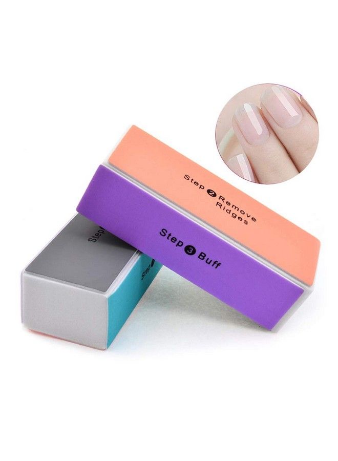 ericotry 10 قطع 4 أدوات مهنية لتجميل الأظافر والعناية بها، كتلة صنفرة الأظافر، لوح صنفرة، أدوات تجميل الأظافر، ملف صنفرة لامع، أدوات فن الأظافر الجمالية - Image 3