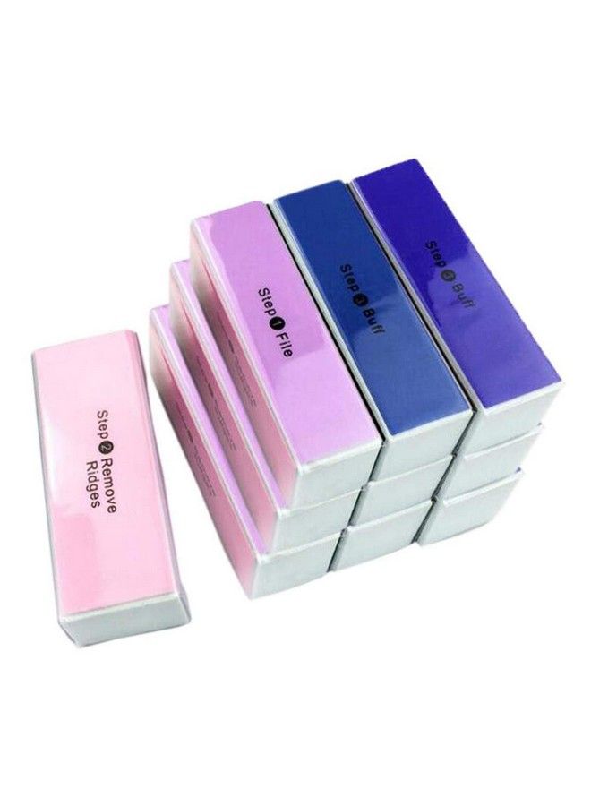 ericotry 10 قطع 4 أدوات مهنية لتجميل الأظافر والعناية بها، كتلة صنفرة الأظافر، لوح صنفرة، أدوات تجميل الأظافر، ملف صنفرة لامع، أدوات فن الأظافر الجمالية - Image 1