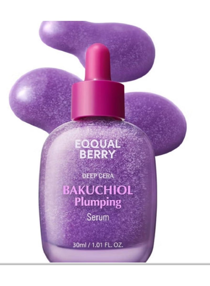 إيكوالبيري سيروم باكوتشيول الممتلئ - مُقلِّل للمسام والتجاعيد مع باكوتشيول | بديل الريتينول للبشرة الحساسة | يُعزِّز تماسك البشرة ومرونتها مع السيراميد والببتيدات، 30 مل/1.01 أونصة