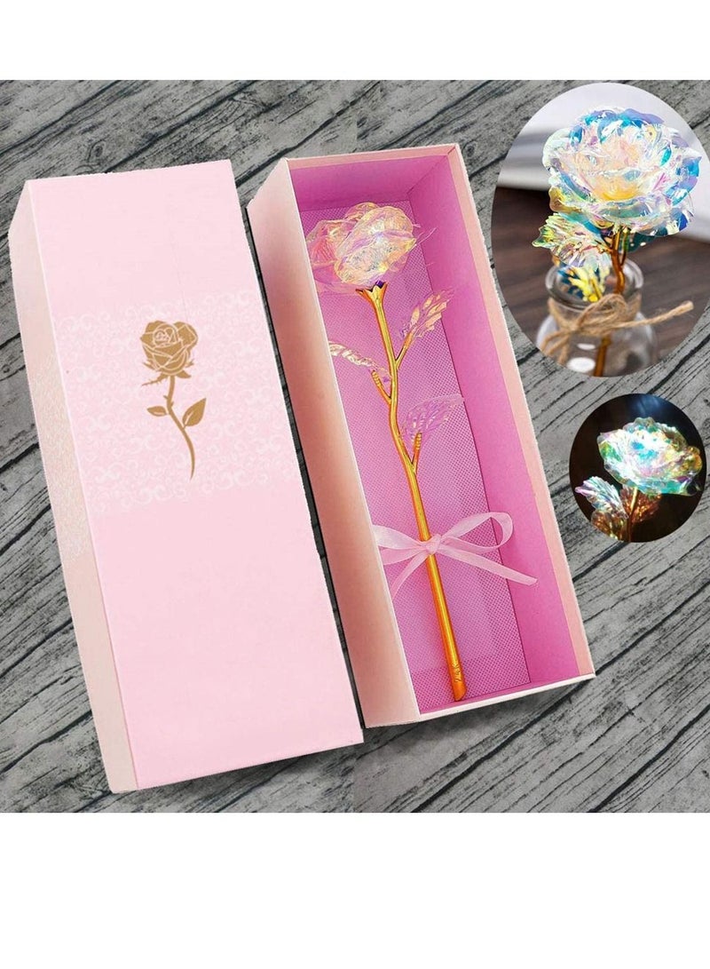 SYOSI 24K Gold Rose Artificial Rose Gift - Image 2