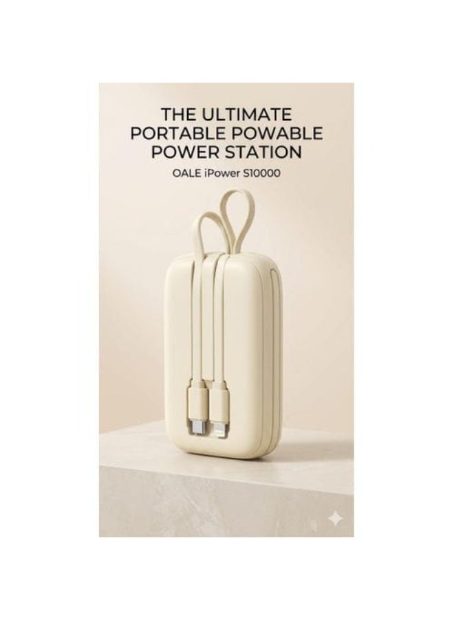 OALE iPower S10000 – 10000mAh 22.5W Fast Charging Power Bank - Image 1