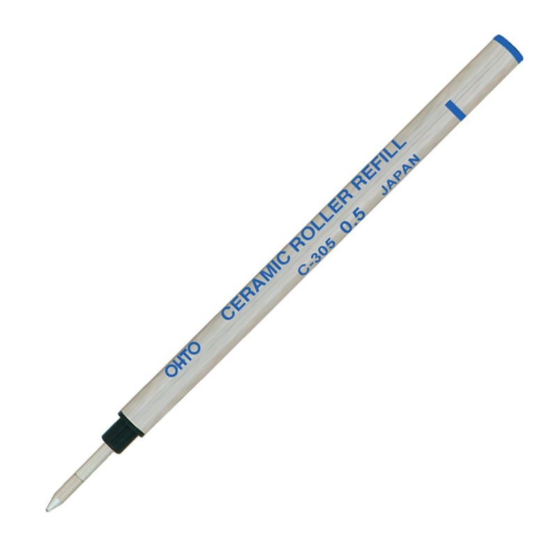 Ohto C-305P Ceramic Roller Ball Pen Refill - 0.5 mm - Blue - Image 3
