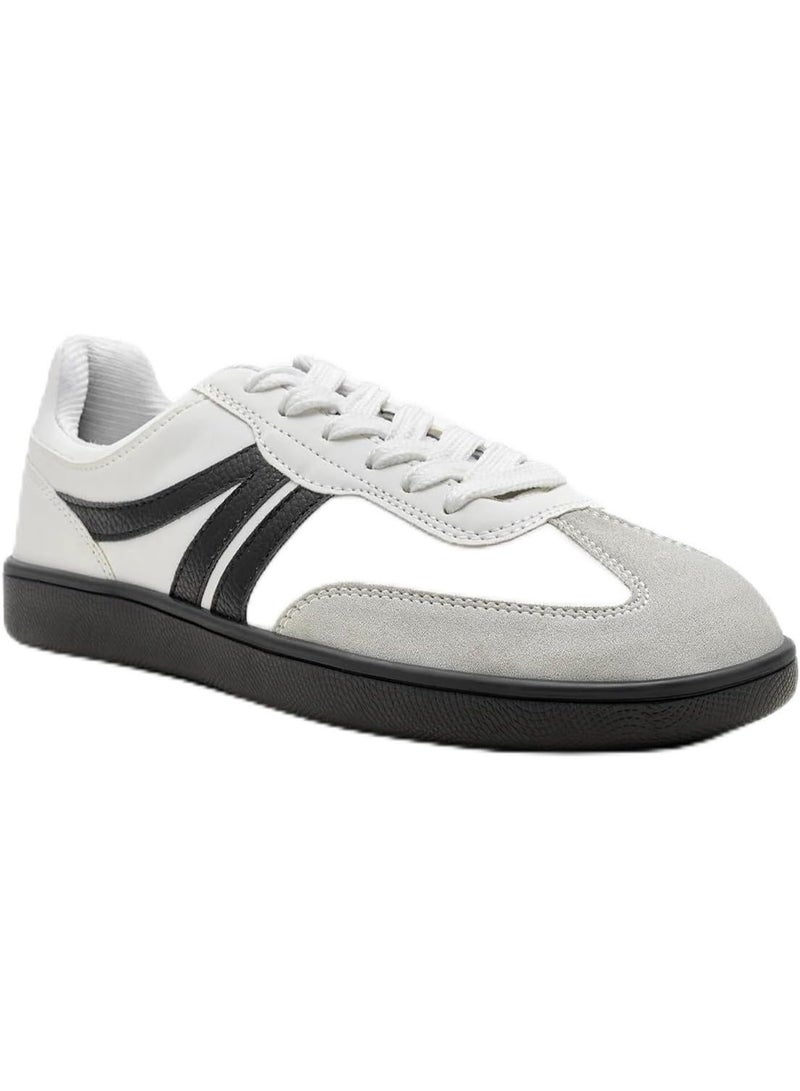 نديور أحذية ندر النسائية الكلاسيكية، مربوطة من الأمام، منخفضة من الأعلى، بطبقة عليا من مواد مختلطة، ستايل رياضي كاجوال - Image 1