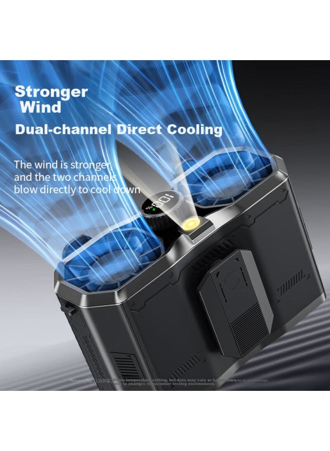 Stiger Upgraded 20,000mah+dual Drive Waist Fan Cooling Usb Express Delivery Outdoor Takeaway Site Cooling Artifact Rechargeable Waist Portable Low Noise Long Battery Life - Image 4