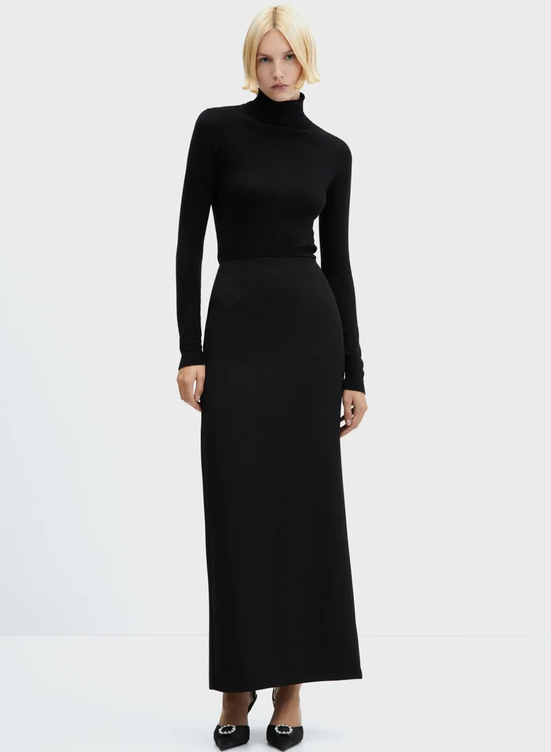 MANGO High Waist Skirt