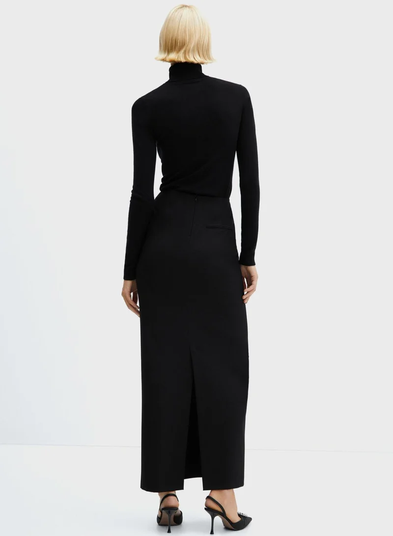 MANGO High Waist Skirt