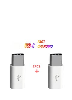 2-Pack Micro USB to USB-C Adapter