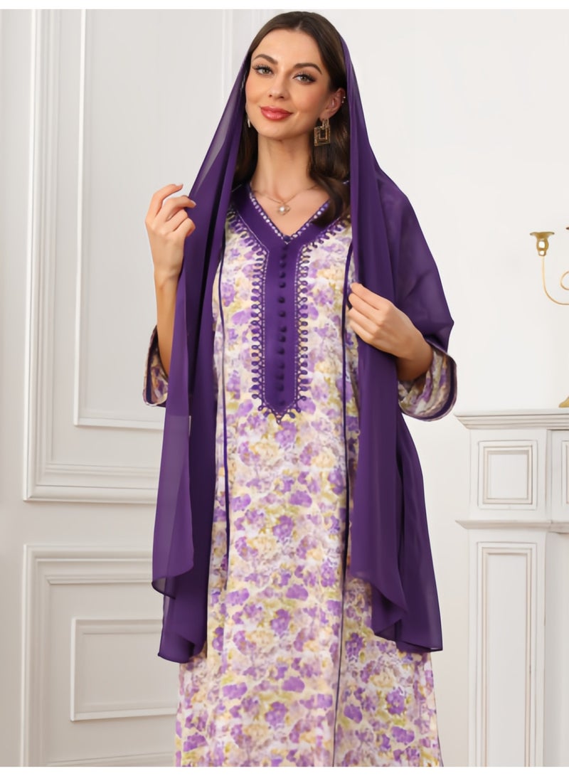 طرحة شيفون سادة للنساء - وشاح خفيف الوزن قابل للتهوية للمسلمات، وشاح ناعم شفاف للارتداء اليومي والسفر والحماية من الشمس