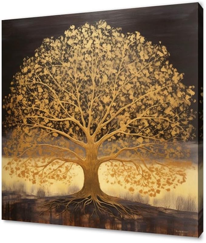 سفير آرت Sphere Art Autumn Tree Decor art 60X60 cm SAL1-M (Canvas Print)