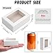 BadenBach 50 Pack Mini Kraft Paper Boxes with Windows333 x 235 x 118Small Homemade Soap Box Mini Treat Gift Boxes Bulk for Candy Cookies Party Favors Valentines Day SuppliesWhite - Image 4