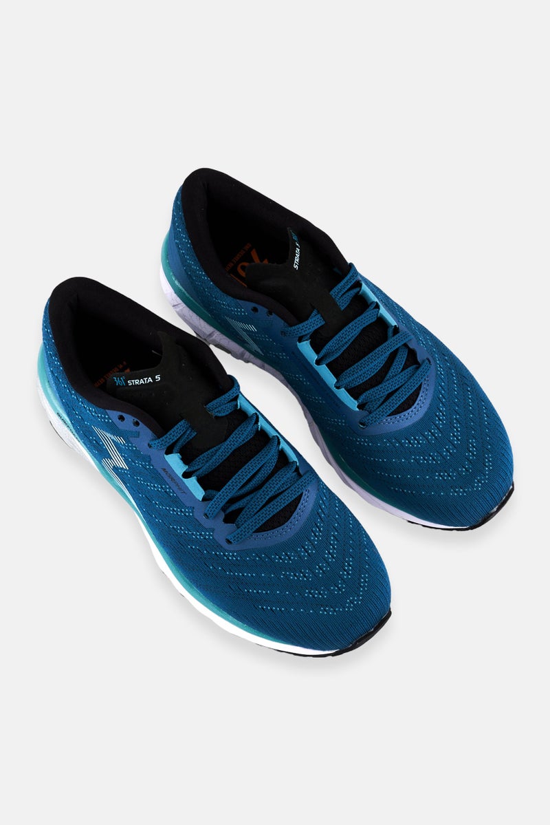 361 Degrees أحذية جري نسائية ستراتا مزودة بأربطة، أزرق تيلي/مجموعة - Image 2