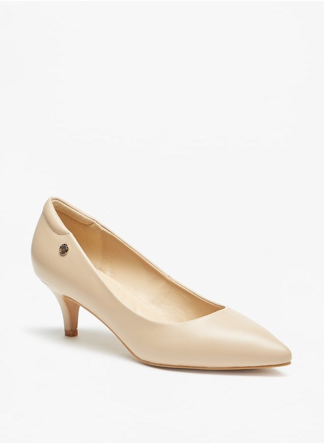 Flora Bella By Shoexpress - Women's Solid Slip-On Pumps With Stiletto Heels - Image 1
