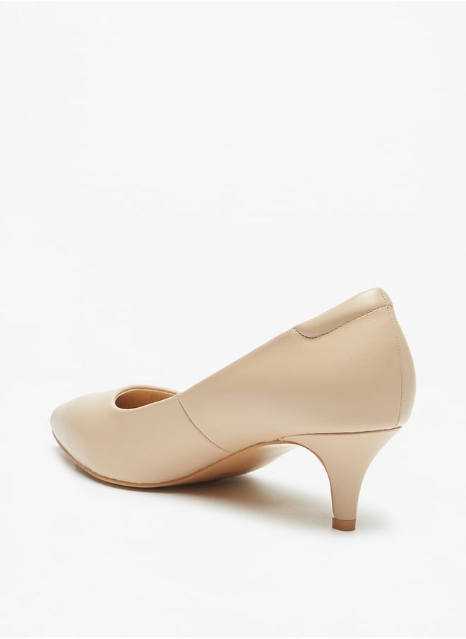 Flora Bella By Shoexpress - Women's Solid Slip-On Pumps With Stiletto Heels - Image 1