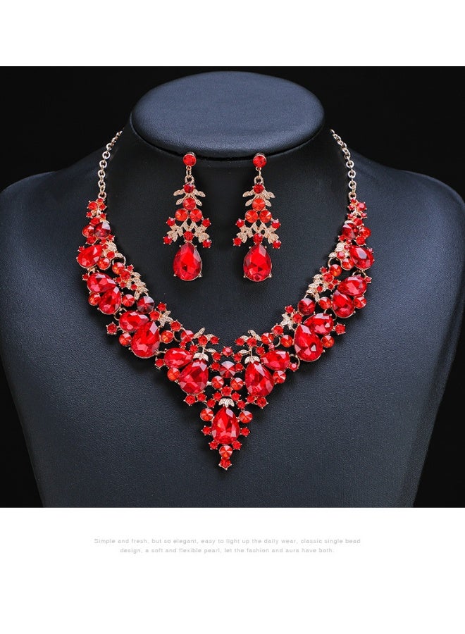 NIBEMINENT 2022 New Fashion European and American Two-Piece Necklace Set