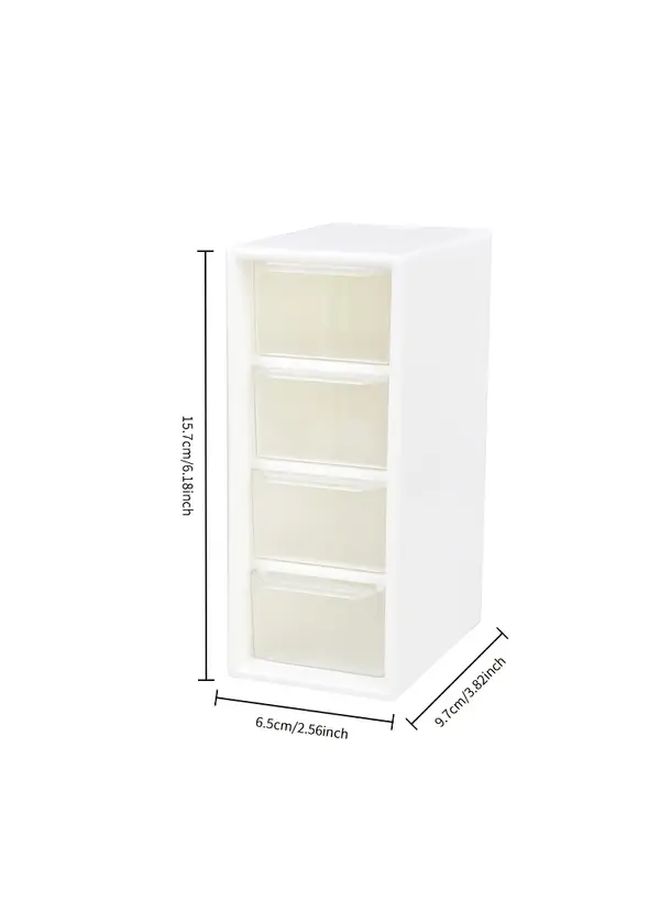 1pc Dust Proof 9 Grid And 4 Grid Small Drawer Jewelry Storage Box Clear Plastic Organizer For Crafts Beads And Accessories With Removable Dividers - Image 3
