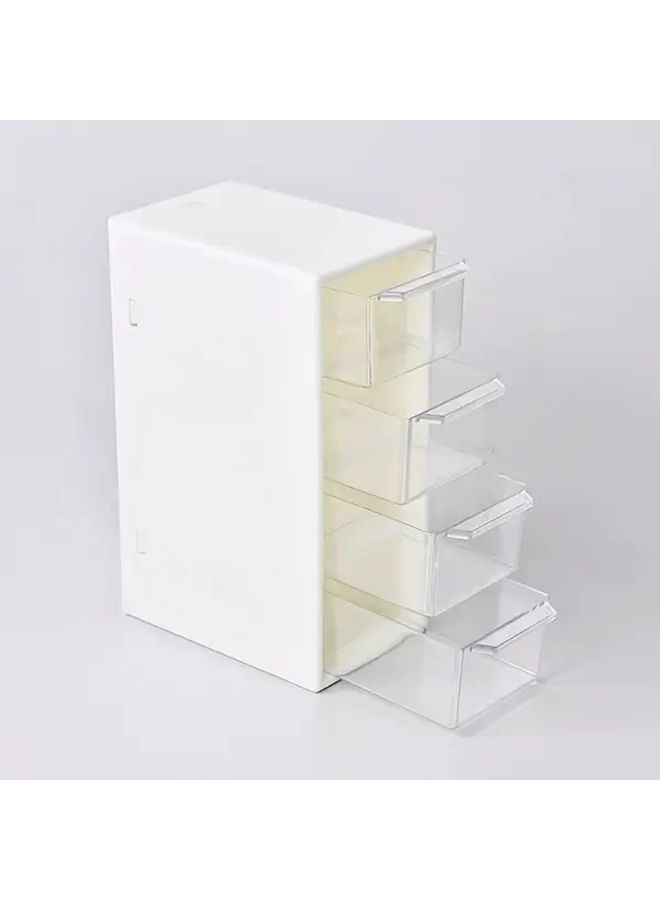 1pc Dust Proof 9 Grid And 4 Grid Small Drawer Jewelry Storage Box Clear Plastic Organizer For Crafts Beads And Accessories With Removable Dividers - Image 4
