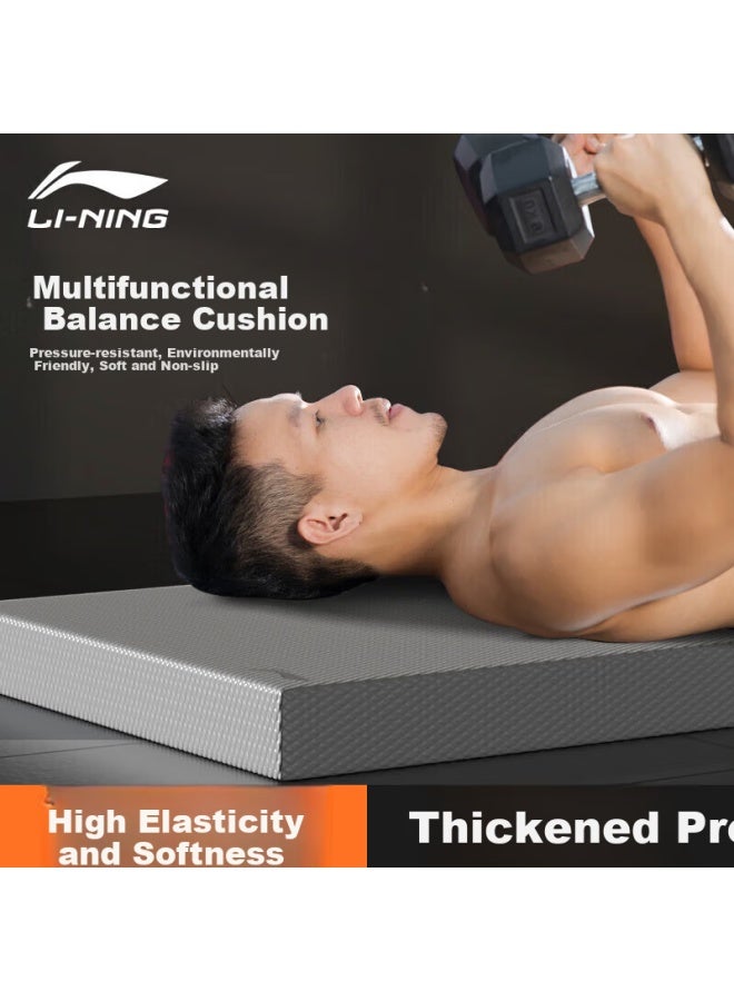 Li-Ning Li-ning Balance Pad, Kneeling Pad, Ab Wheel, Yoga Mat, Bench Press, Plank Support, Thickened Core Exercise Training, Men's Sliding Disc  - Image 2