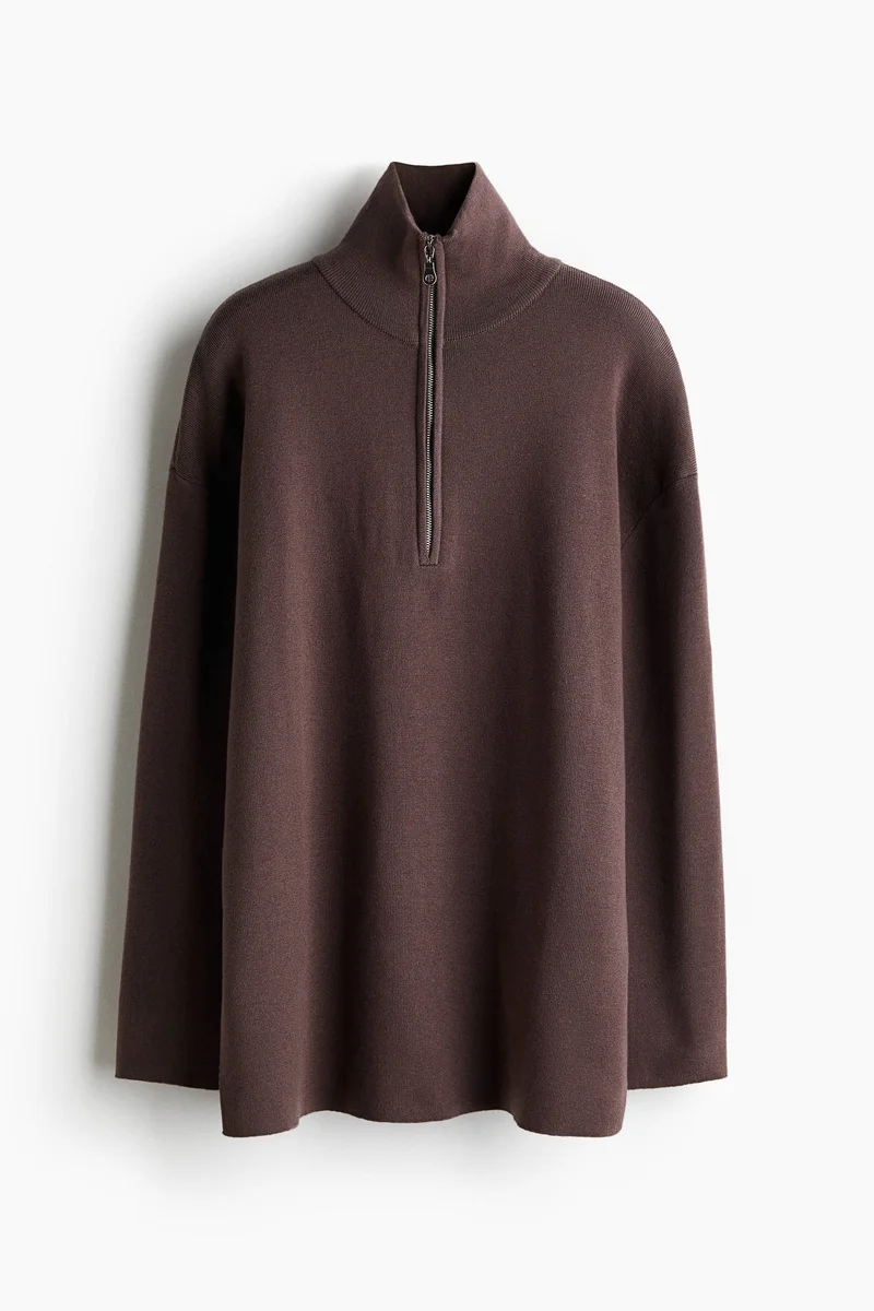 H&M Oversized zip-top jumper