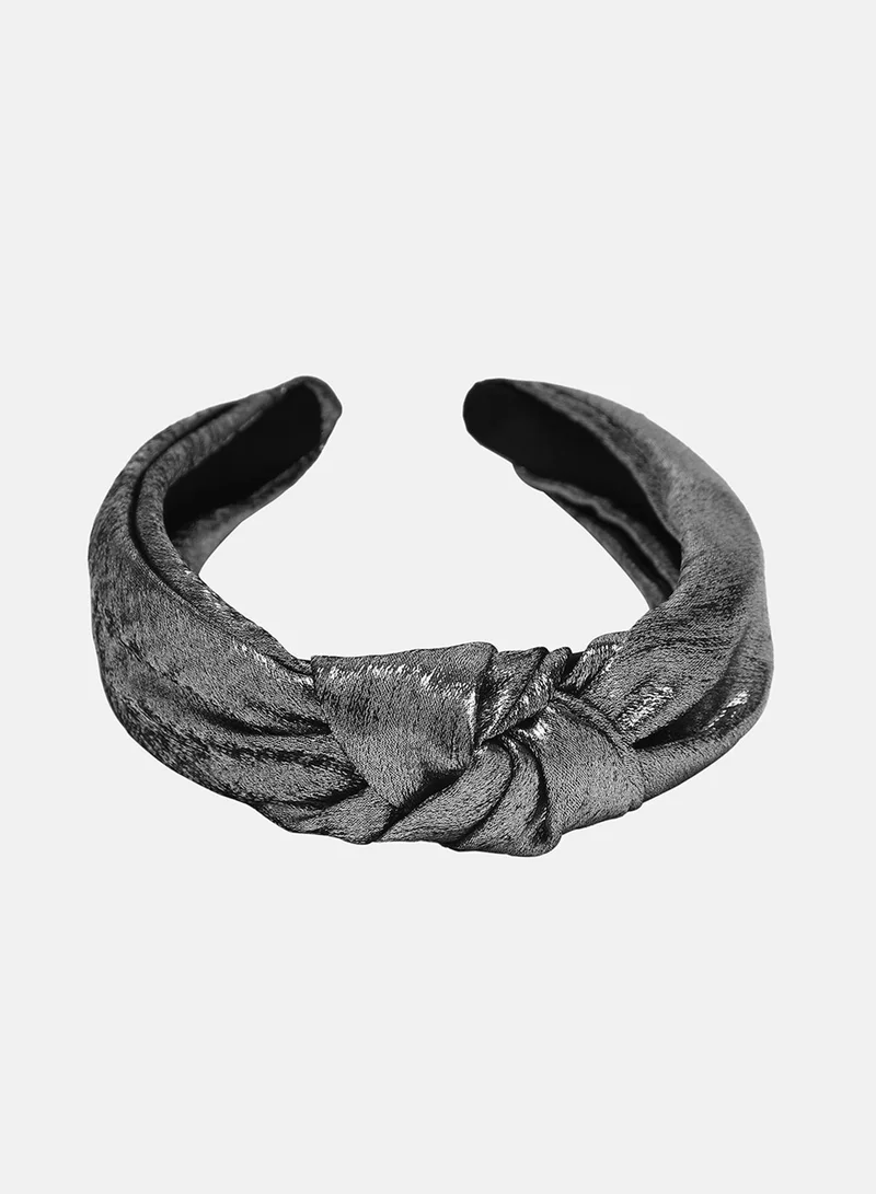 Sohi  The Metallic Knot Hairband for Women | Best Price UAE