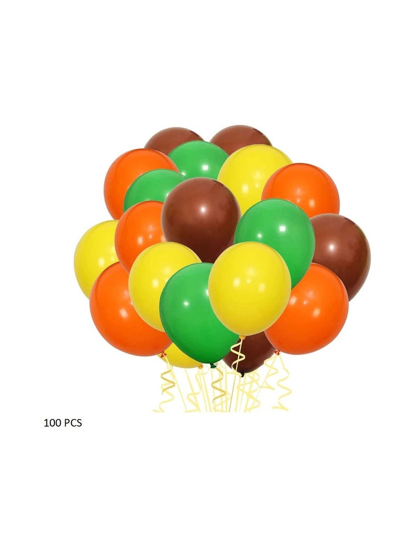 Boxwoods 100 PCS Of Jungle Theme Latex Balloons  - Image 1