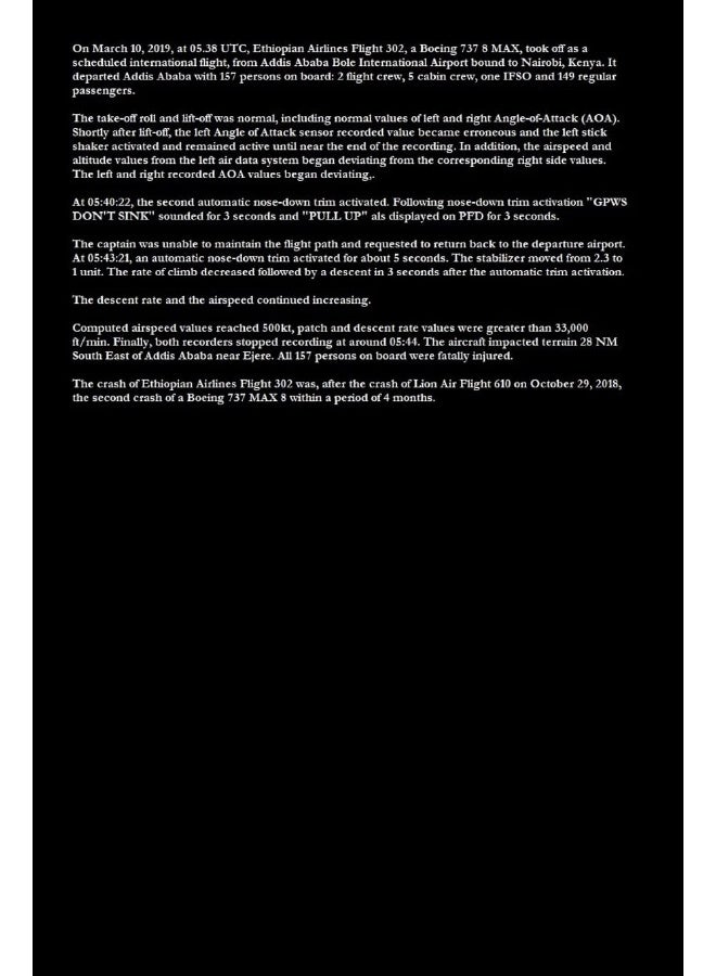 AIR CRASH INVESTIGATIONS - THE BOEING 737 MAX DISASTER (PART 2) - The Crash of Ethiopian Airlines Flight 302  - Image 2
