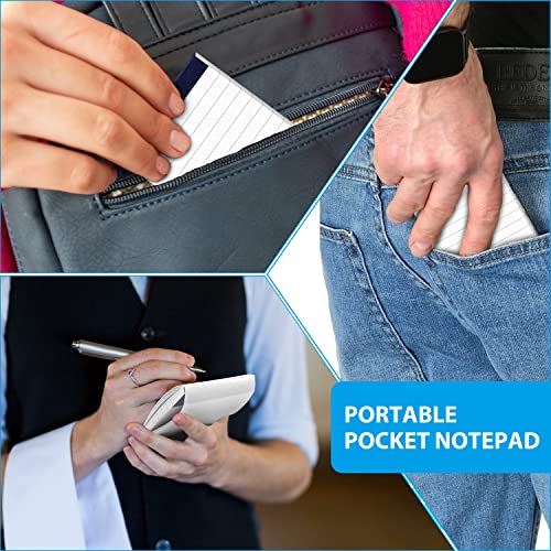 PINJINGPRO 50 Sheets Perforated Note Pads for Daily Planning and Organization of Work 3x5 Inch Small Lined Writing Memo Pads Refills Easy Tear Off no Rip Writing Pads Each Pad Narrow Ruled Mini Notepad 20 Pack - Image 5