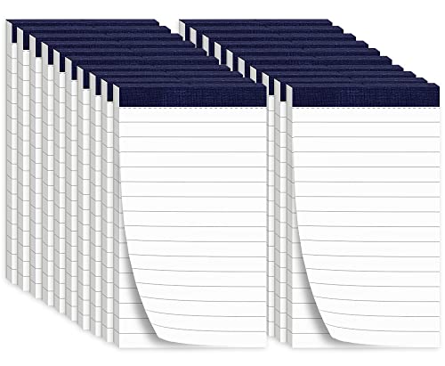 PINJINGPRO 50 Sheets Perforated Note Pads for Daily Planning and Organization of Work 3x5 Inch Small Lined Writing Memo Pads Refills Easy Tear Off no Rip Writing Pads Each Pad Narrow Ruled Mini Notepad 20 Pack - Image 1