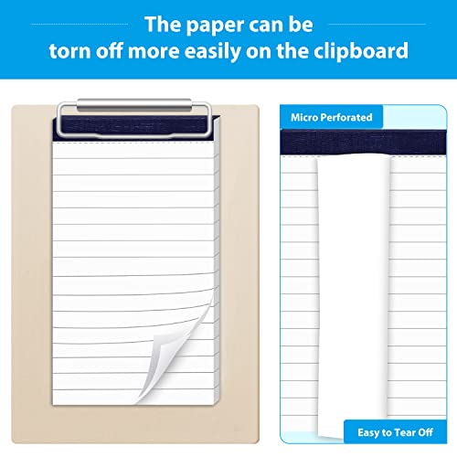 PINJINGPRO 50 Sheets Perforated Note Pads for Daily Planning and Organization of Work 3x5 Inch Small Lined Writing Memo Pads Refills Easy Tear Off no Rip Writing Pads Each Pad Narrow Ruled Mini Notepad 20 Pack - Image 3