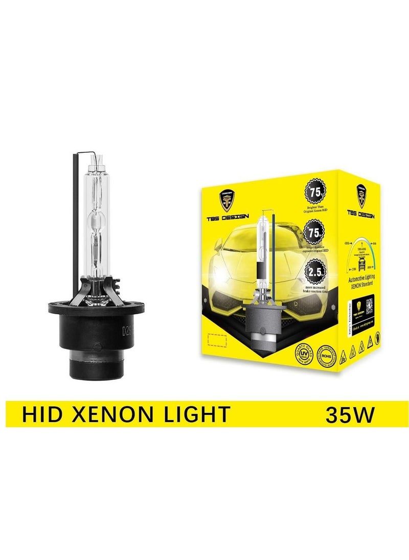 TBS DESIGN TBS DESIGN D2S HID Xenon Bulbs High Brightness 35W 6000K Cool White Car Bulb  - Image 1