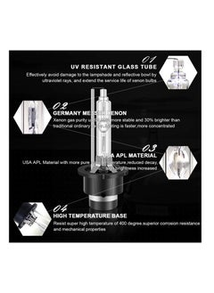 TBS DESIGN TBS DESIGN D2S HID Xenon Bulbs High Brightness 35W 6000K Cool White Car Bulb  - Image 2