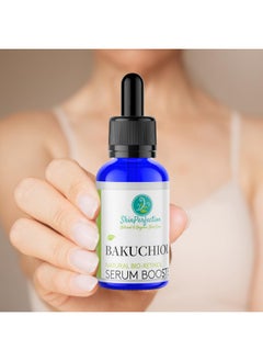 Skin Perfection Bakuchiol Natural Alternative To Retinol Resurface Glow Improve Skintone Texture Radiance Plantbased Bioretinol Vegan Glutenfree .5 Oz 300 Drops  - Image 2