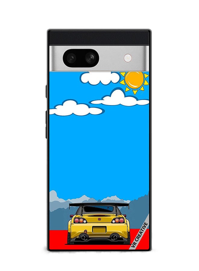 VR CREATIVE Protective Case Cover For Google Pixel 7a Car Design Multicolour - Image 1
