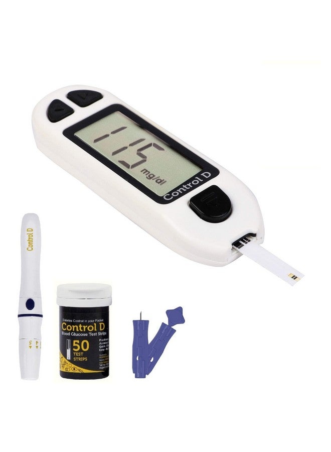 كونترول_دي شرائط بيضاء وجهاز قياس السكر 50 شرائط - Image 1