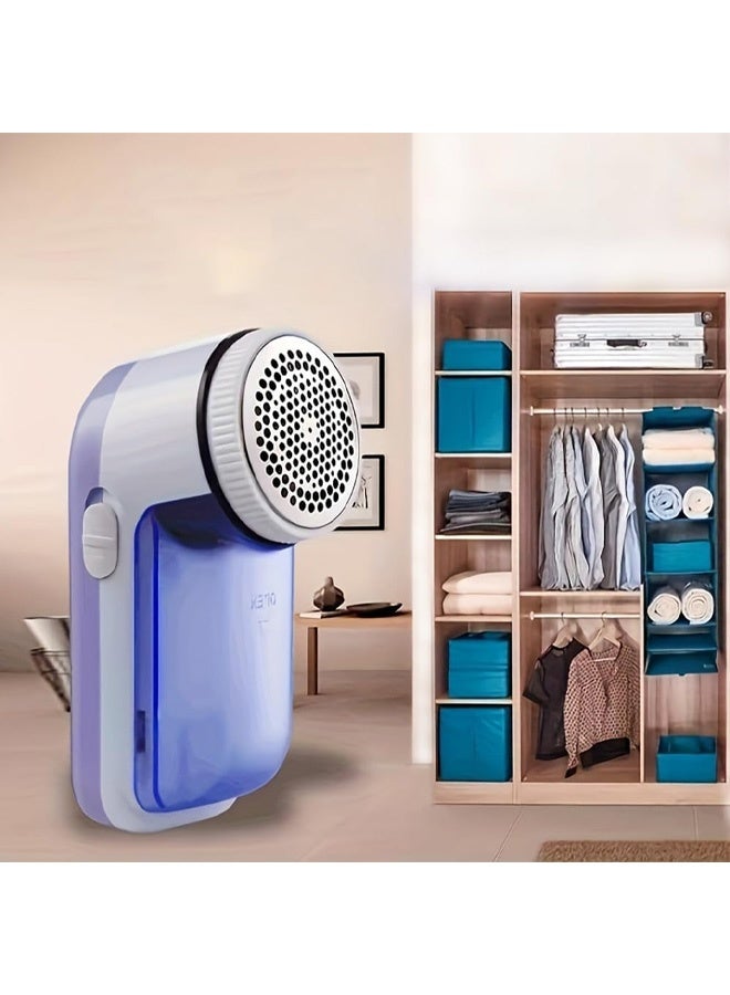 Clothing Sweater Fabric Lint Eraser Quickly Removes lint from Clothing, Bedding, Furniture, Carpets and Upholstery with its Stainless Steel 3-Blade Blade and Safety Locking Guard - Image 2