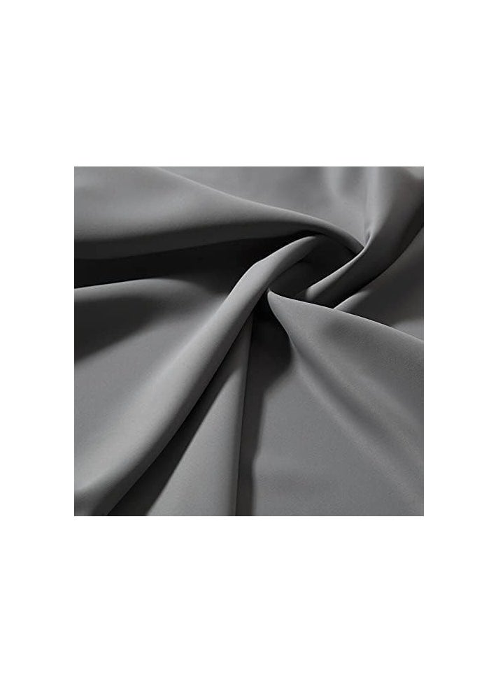 Intex Curtains House - Intex Curtains House Luxury Blackout Curtains-Steel Grommets-Thermal Insulated Fabric-For Room Darkness - 1 Panel - Image 1