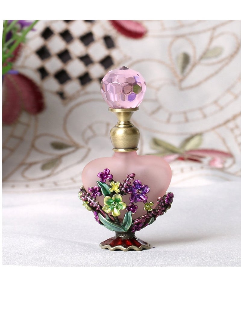 Excefore Vintage Refillable Crystal Decor Perfume Bottle, Fancy Decorative Perfume Bottle, Suitable for Home Decor Mother's Day Gift (Violet) - Image 4
