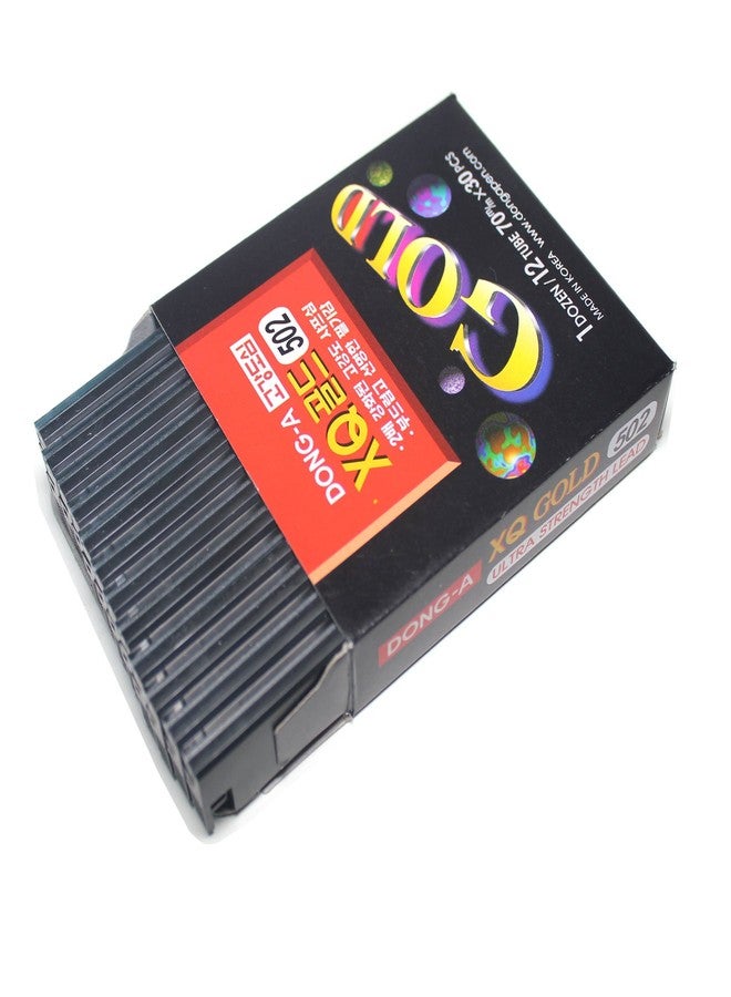 Dong-a Xq Gold 502 Mechanical Pencils Leads Refills - H- 0.5mm (12 Tubes) - Image 3