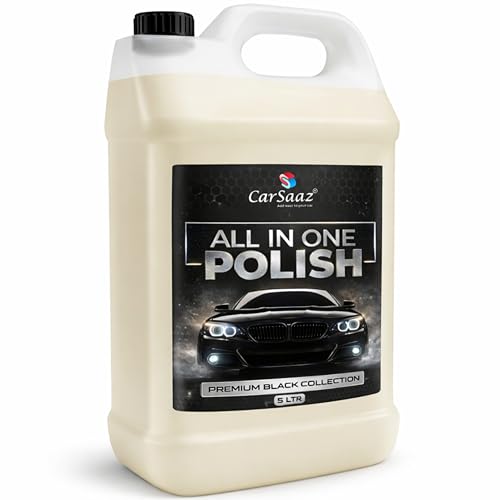 CAR SAAZ All In One Polish (5L) | Instant Shine Multipurpose Polish | All Surface Polish for Car & Bike Exterior & Interior | High Gloss Shine & Paint Protection Coating | Restore, Maintain & Protect - Image 1