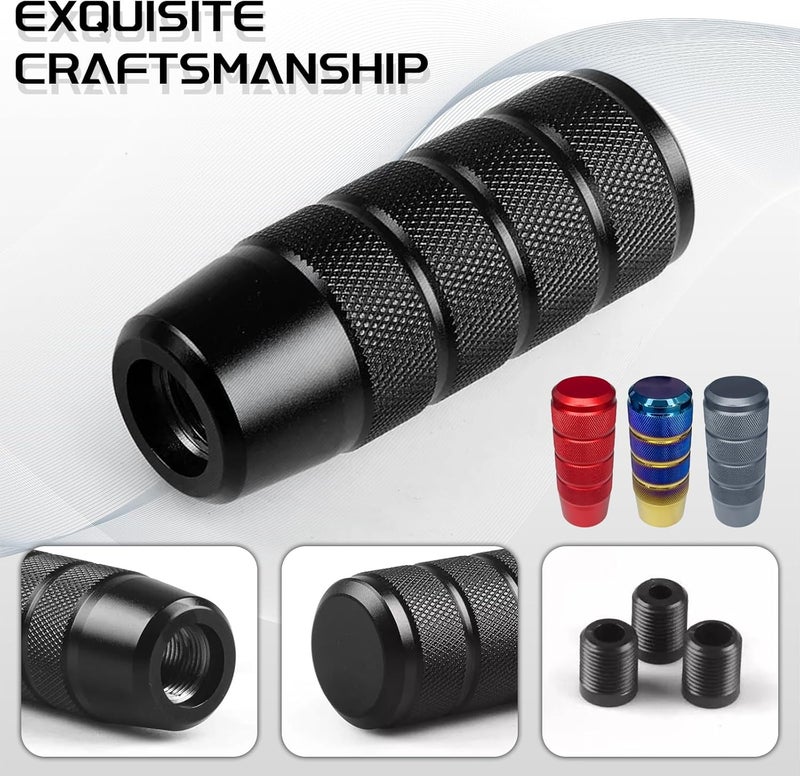 Hirificing Weighted Aluminum Gear Shift Knob - 3.78" Universal Manual Shift Knob with Adapters - Image 5