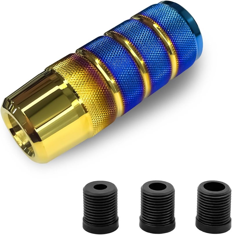 Hirificing Weighted Aluminum Gear Shift Knob - 3.78" Universal Manual Shift Knob with Adapters - Image 1